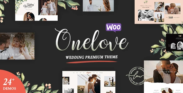 OneLove – The Elegant & Clean Multipurpose Wedding WordPress Theme