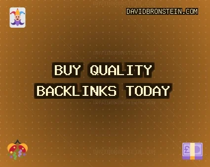 Quality backlinks